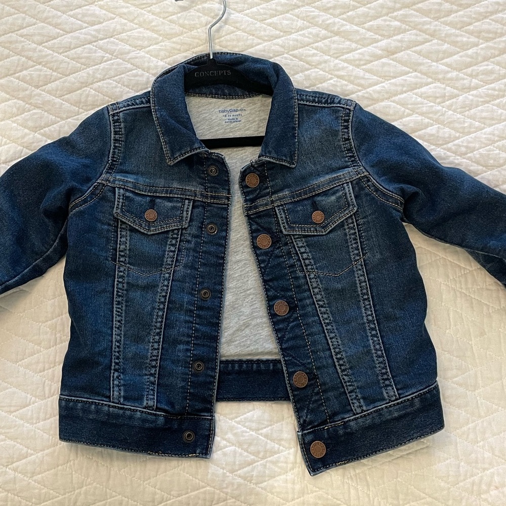 Like new Baby Gap denim jacket 18-24 mos